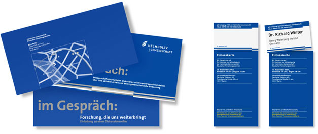 Corporate Design Im Gespr&auml;ch - Hemholtz Gemeinschaft