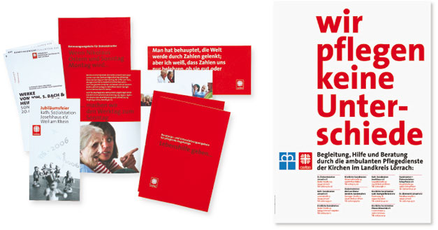 Corporate Design 4 x Caritas in Weil am Rhein