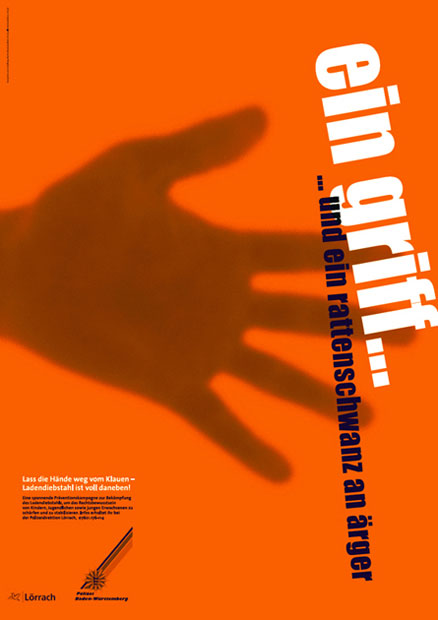 Plakat B&uuml;rgerdienste, Stadt L&ouml;rrach