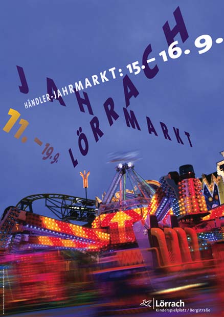 Plakat B&uuml;rgerdienste, Stadt L&ouml;rrach